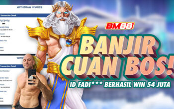Banjir Cuan dari Olympus! Member BM88 ID Fadi* Menang 53 Juta dari Modal 10 Ribu Saja
