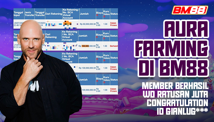 Sugar Rush 1000 Berbuah Manis: WD Ratusan Juta di BM88