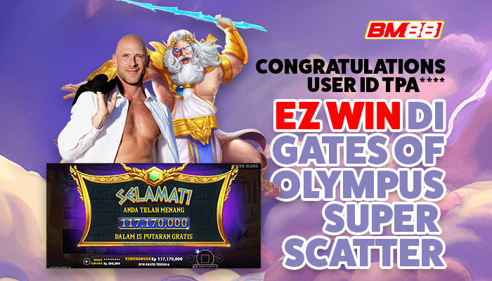EZ Win Tanpa Drama! Member BM88 Tembus Kemenangan di Gates of Olympus Super Scatter